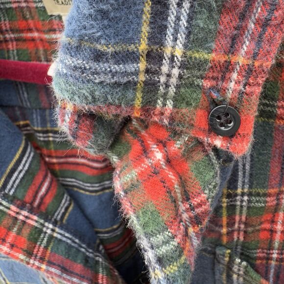 Vintage LL Bean Tartan Scotch Plaid Flannel Shirt Men M Button Down Shirt 228061 - Picture 4 of 10